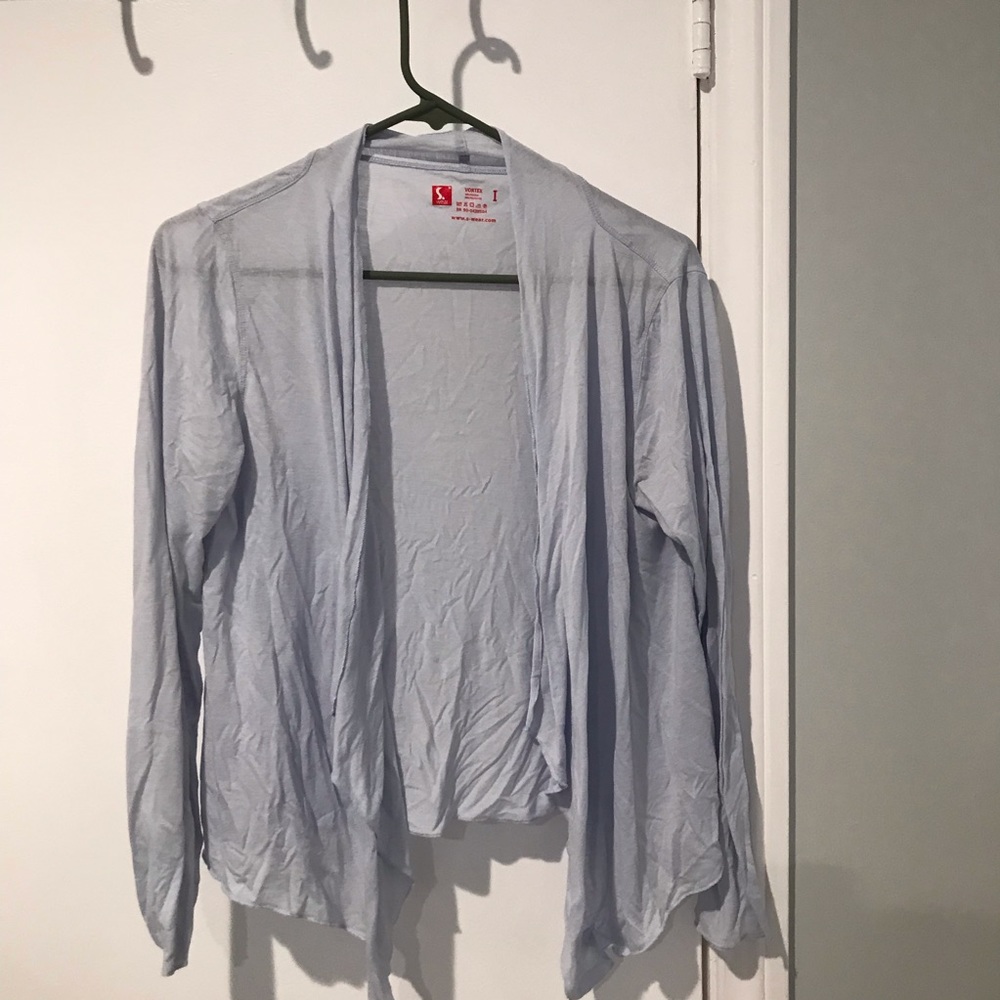 Light blue cardigan